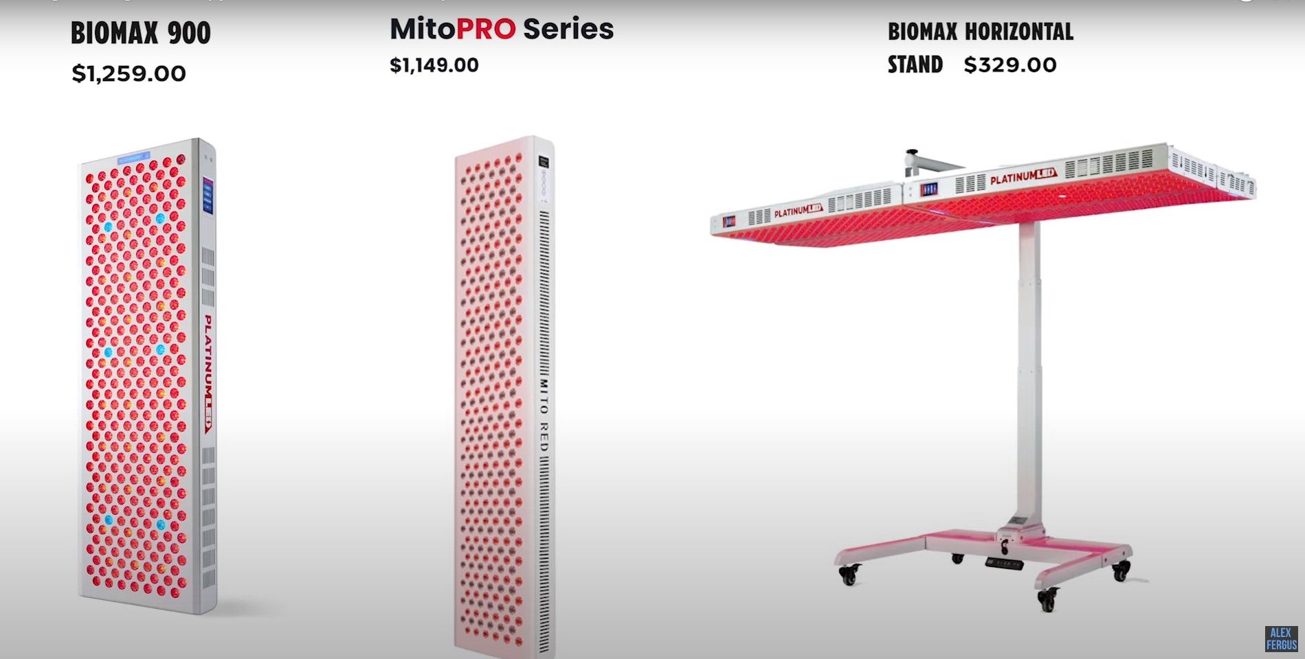 BioMAX 900 and MitoPro panels on a BioMAX horizontal stand